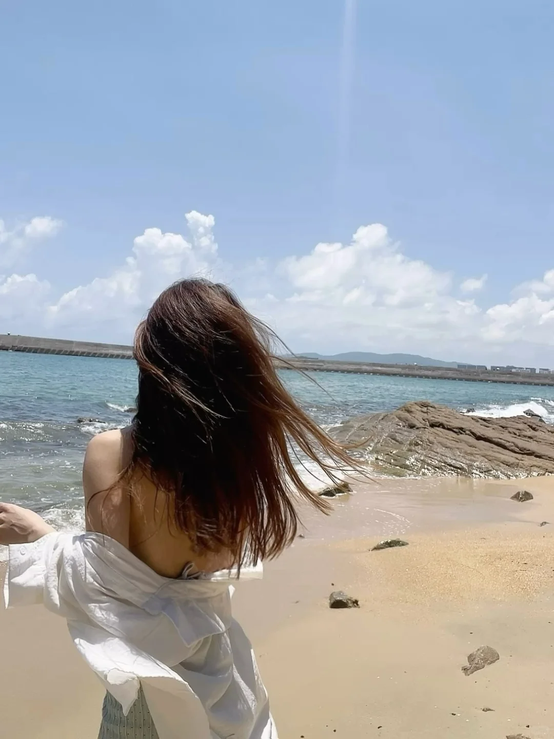 海风咸咸的气息🏖☀️