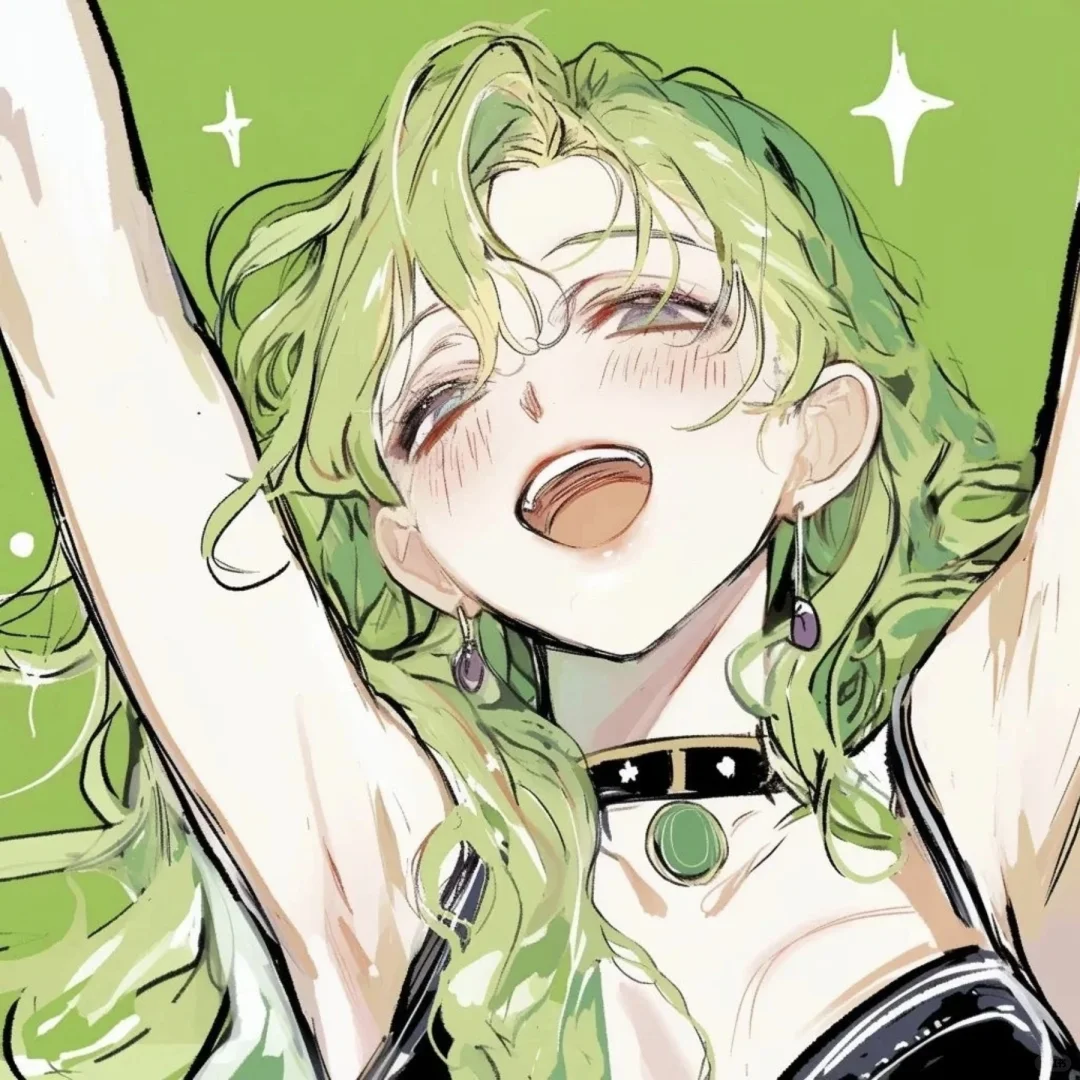 🌿 | 清新感绿色女漫头像分享~