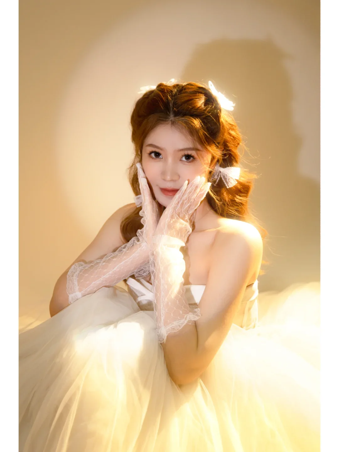 超绝女生婚纱写真拍照姿势get
