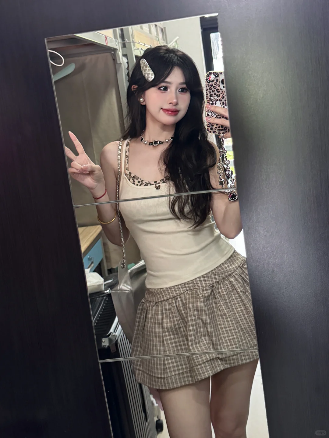 夏日出游🧸甜心辣妹小奶豹穿搭太好看惹～🤍