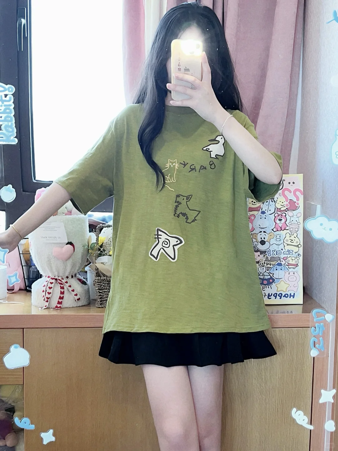 OOTD｜甜甜青草绿敲显白啦！