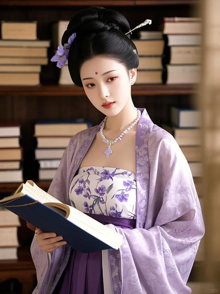 AI作图第256次（典雅才女）