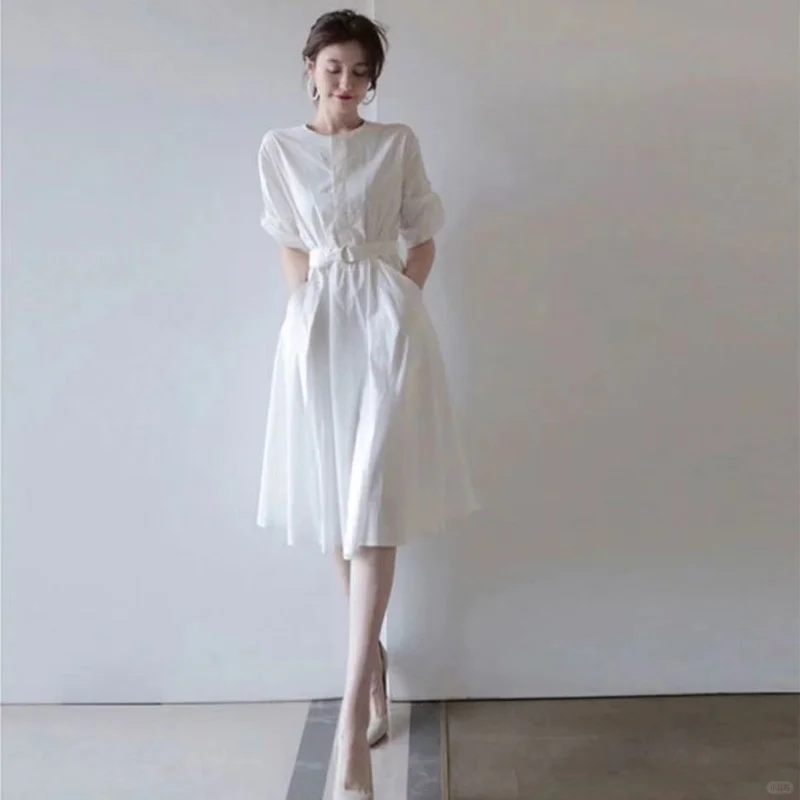 夏季必备👗白衬衫连衣裙