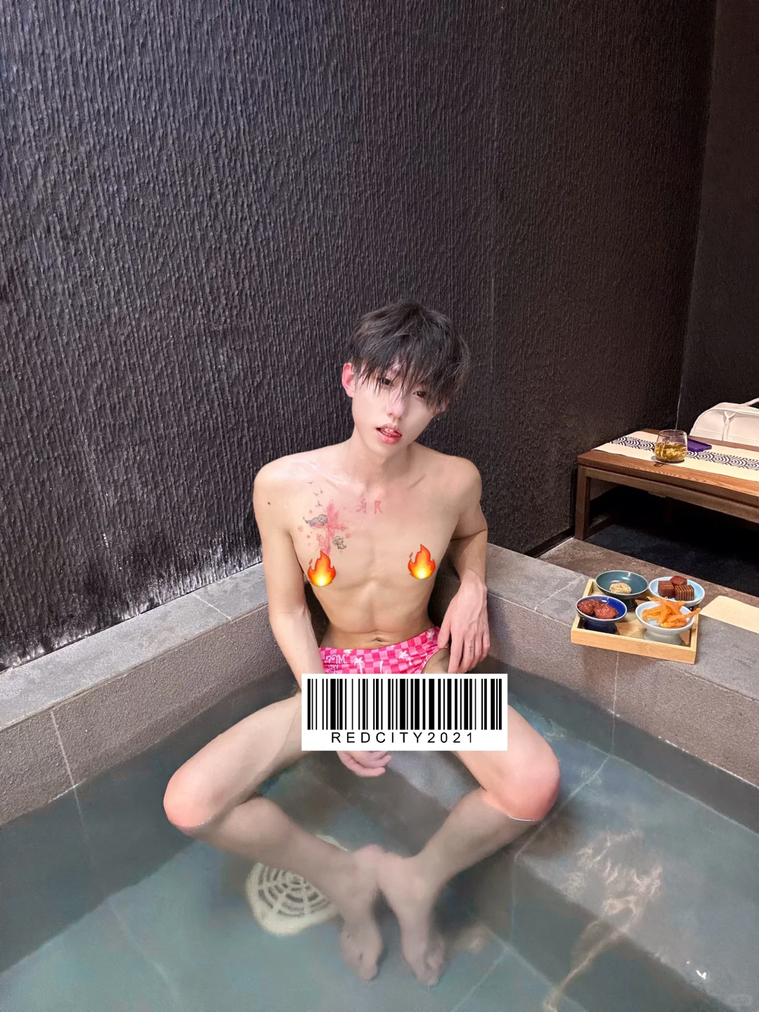 很喜欢泡温泉
