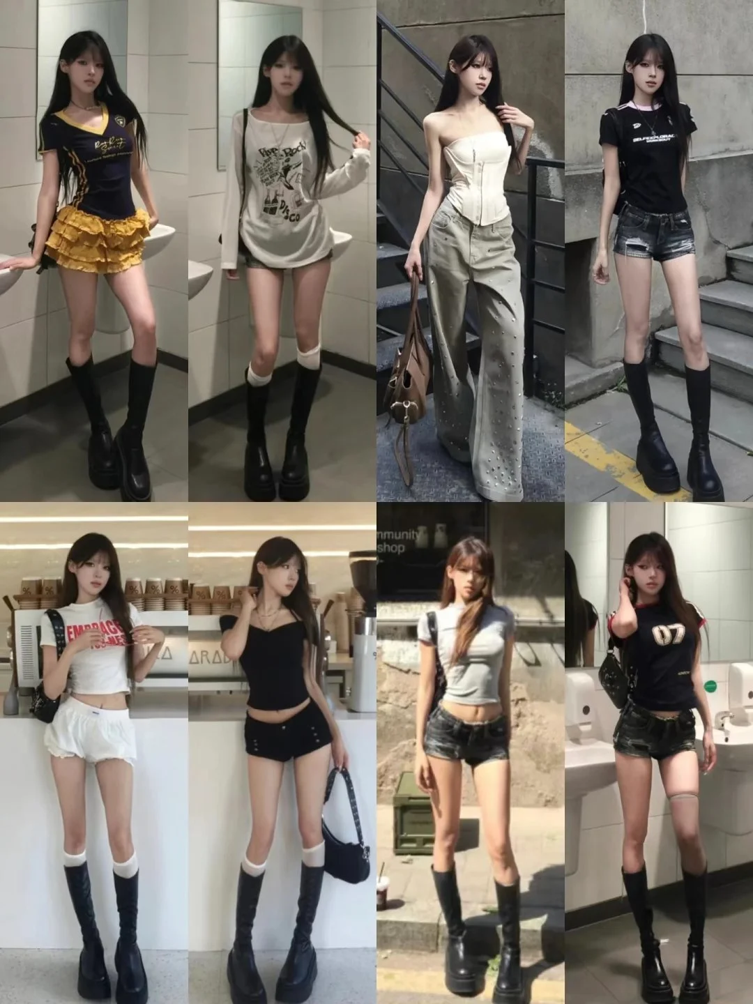 简约辣妹穿搭ootd