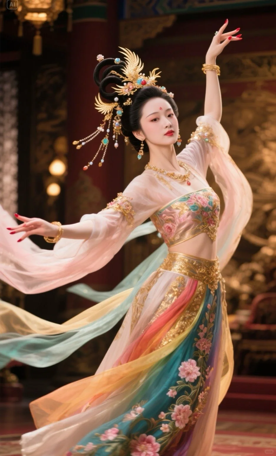 尽显妩媚妖娆