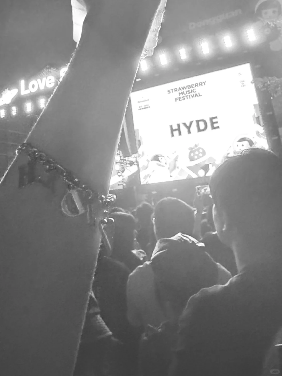带Hyde项链看Hyde演出！！！