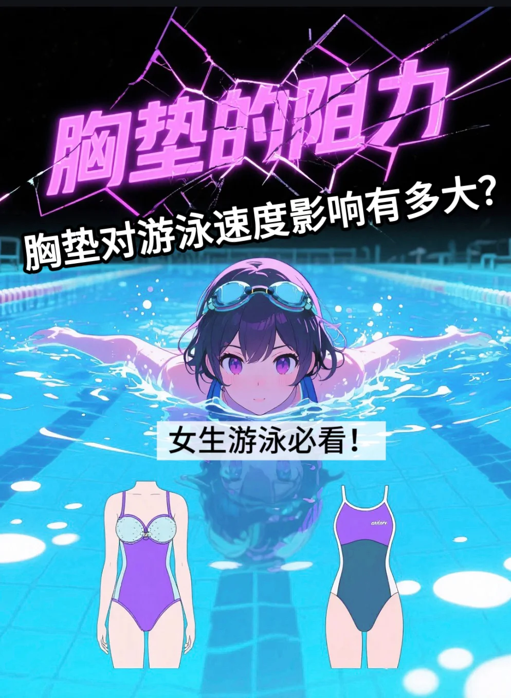 竞速泳衣里面穿啥？游泳真有必要带胸垫吗？