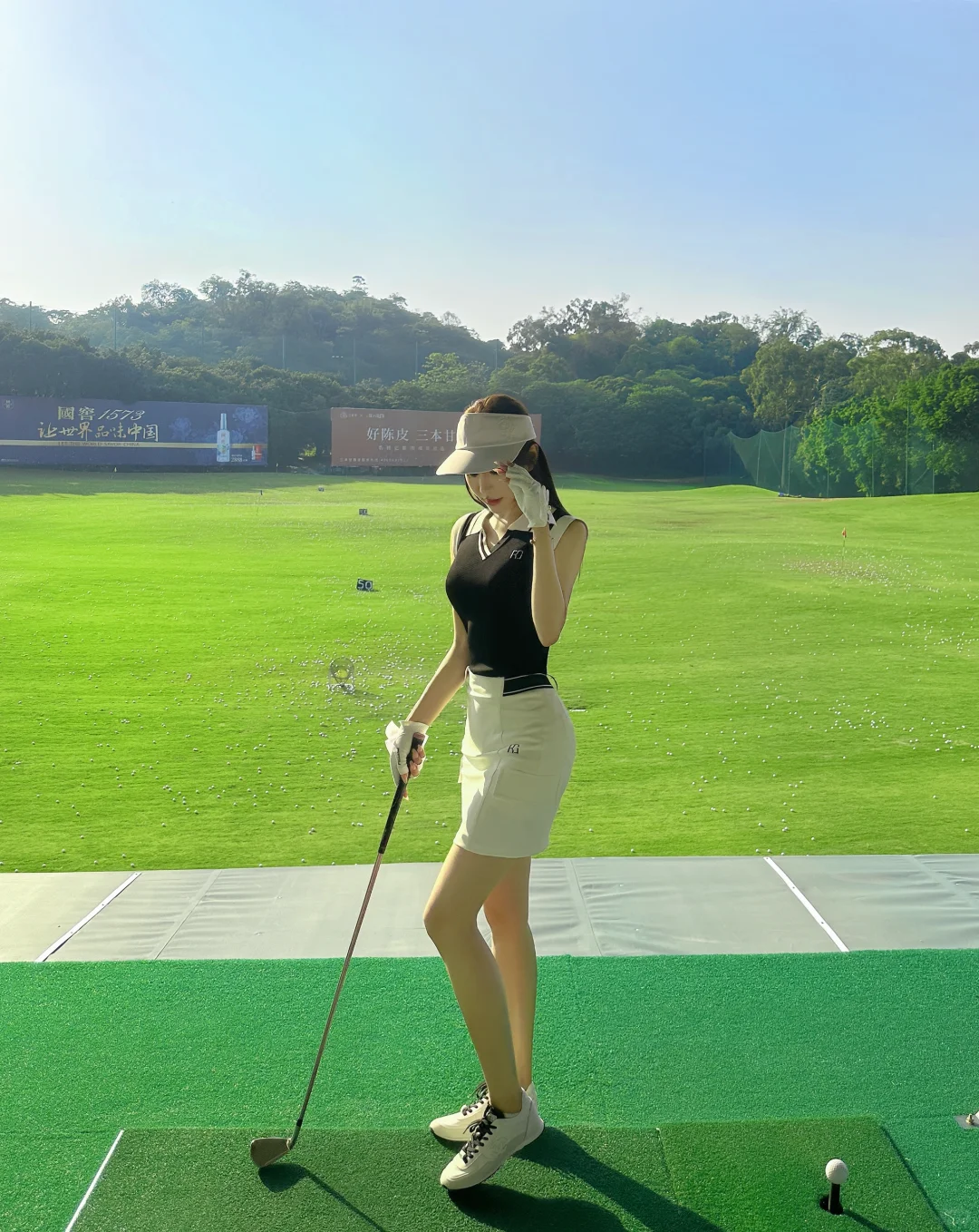 别问了，是被阳光吸引的golf🏌️‍♀️