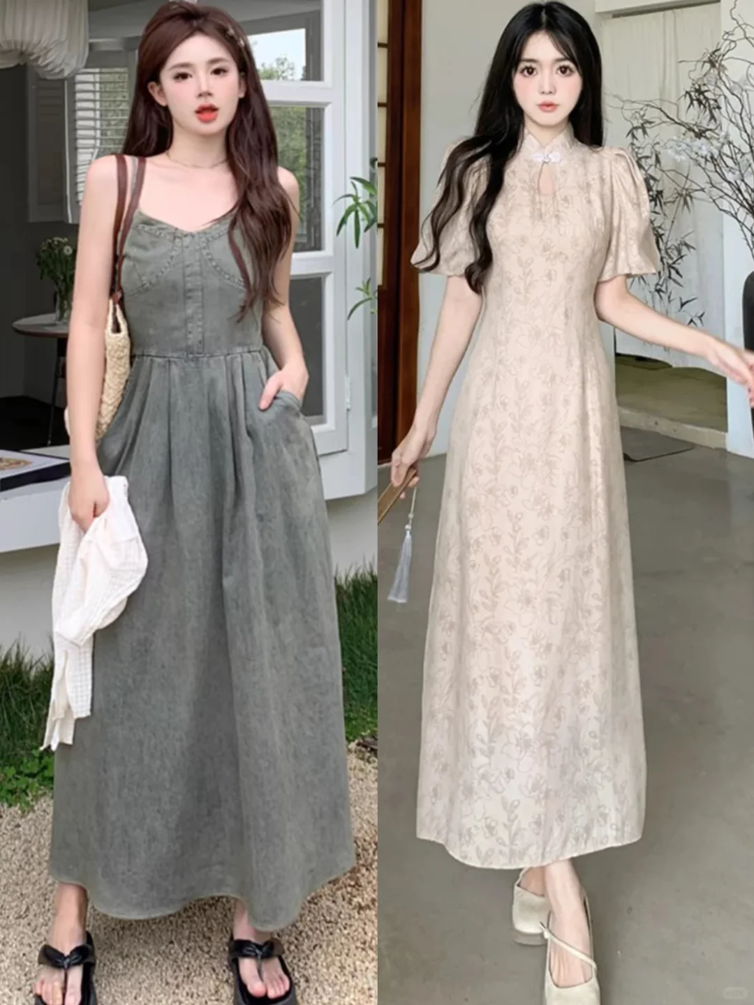穿搭技巧--秋季女生裙装优雅有女人味穿搭