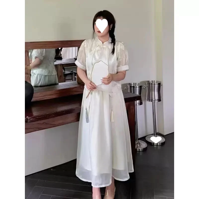 超美的旗袍式连衣裙🧚‍♀️
