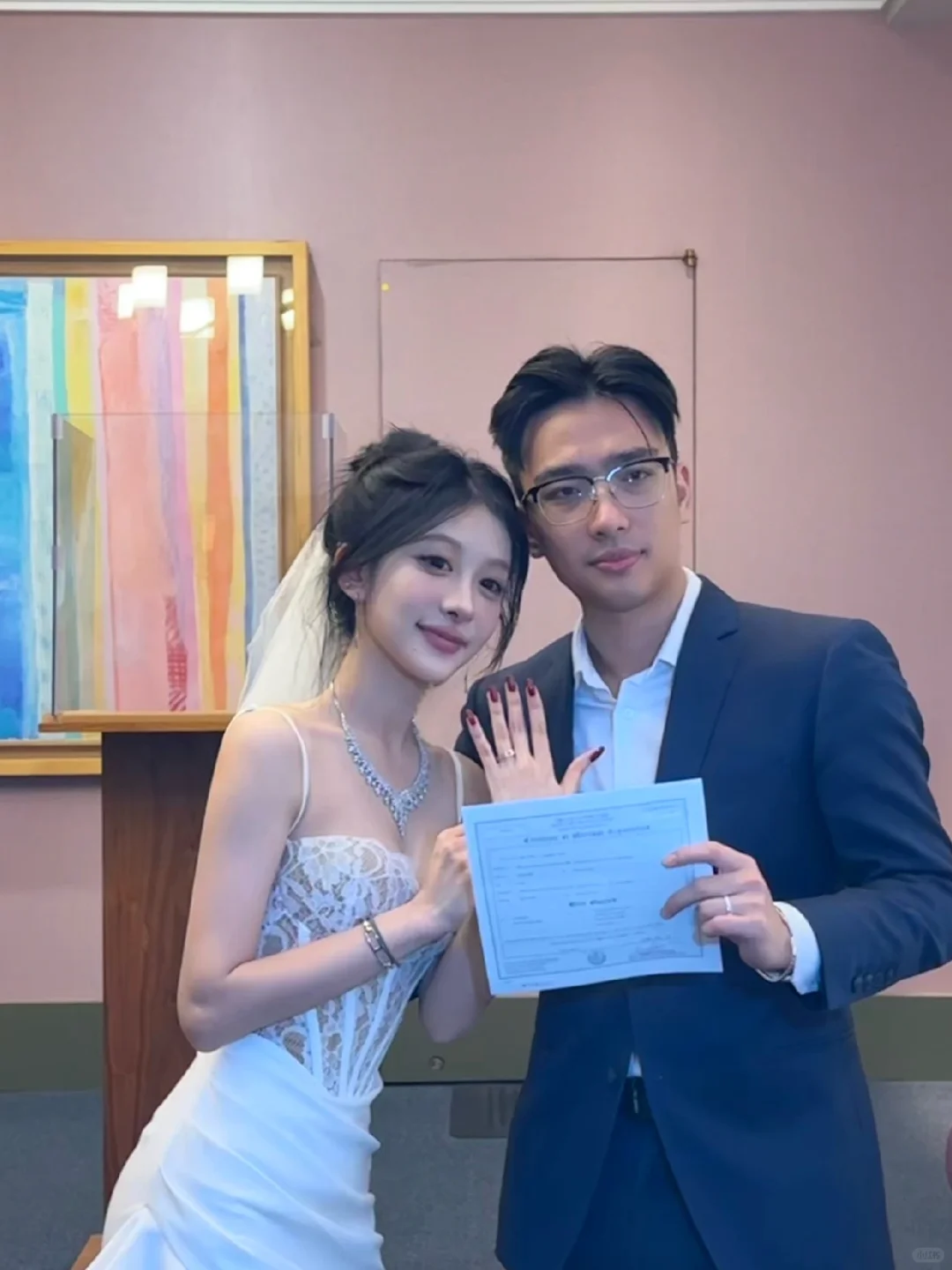 把追了六年的女神娶到手啦