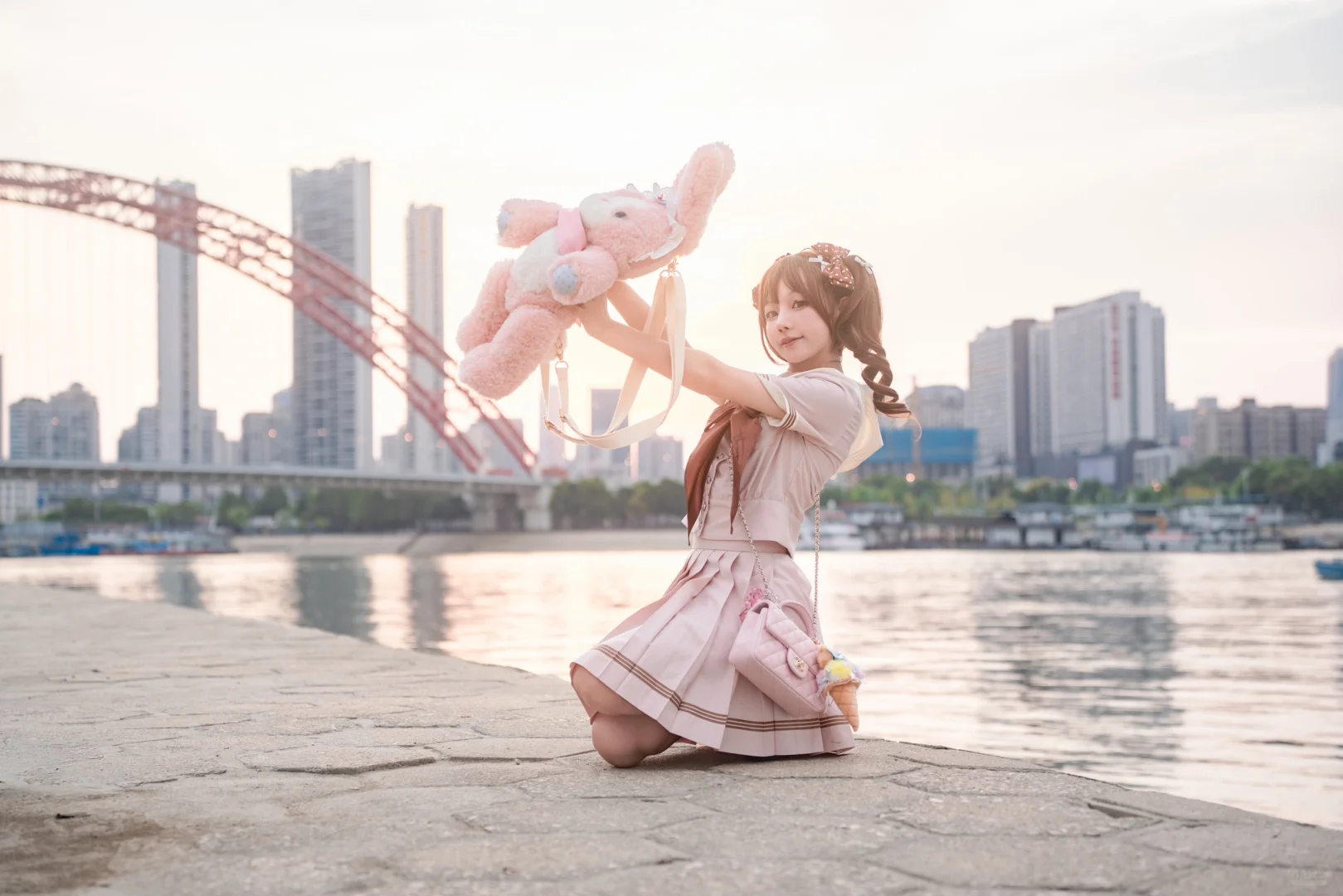 武汉汉阳江滩制服写真