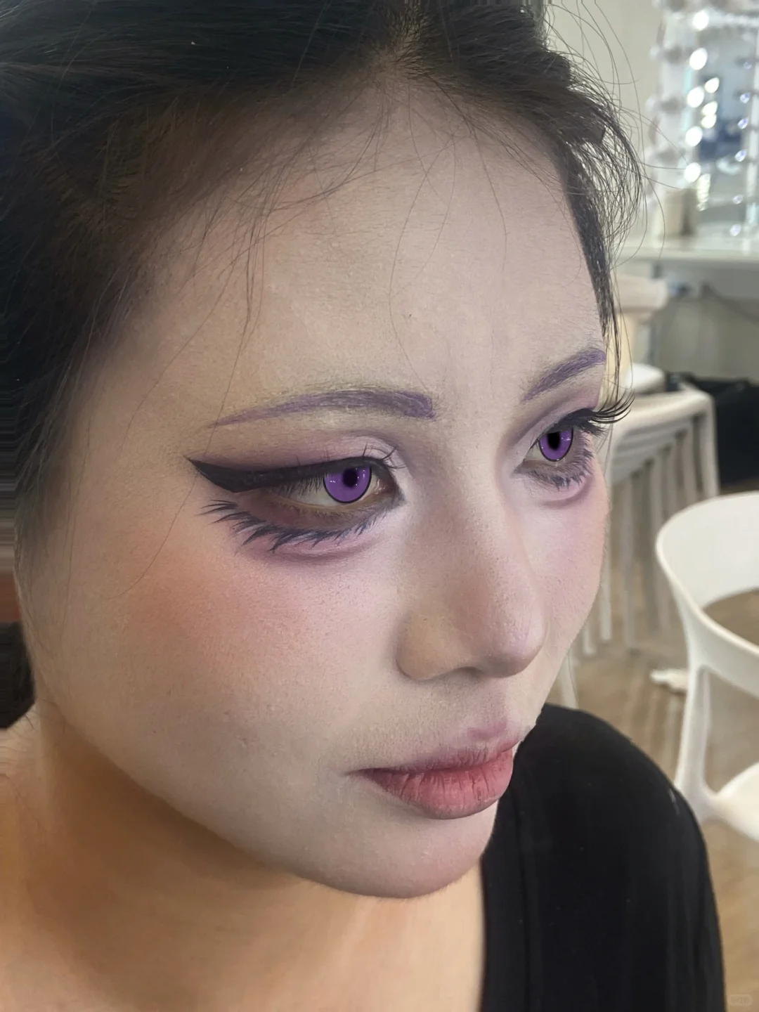 画成这样能出去约妆了吗