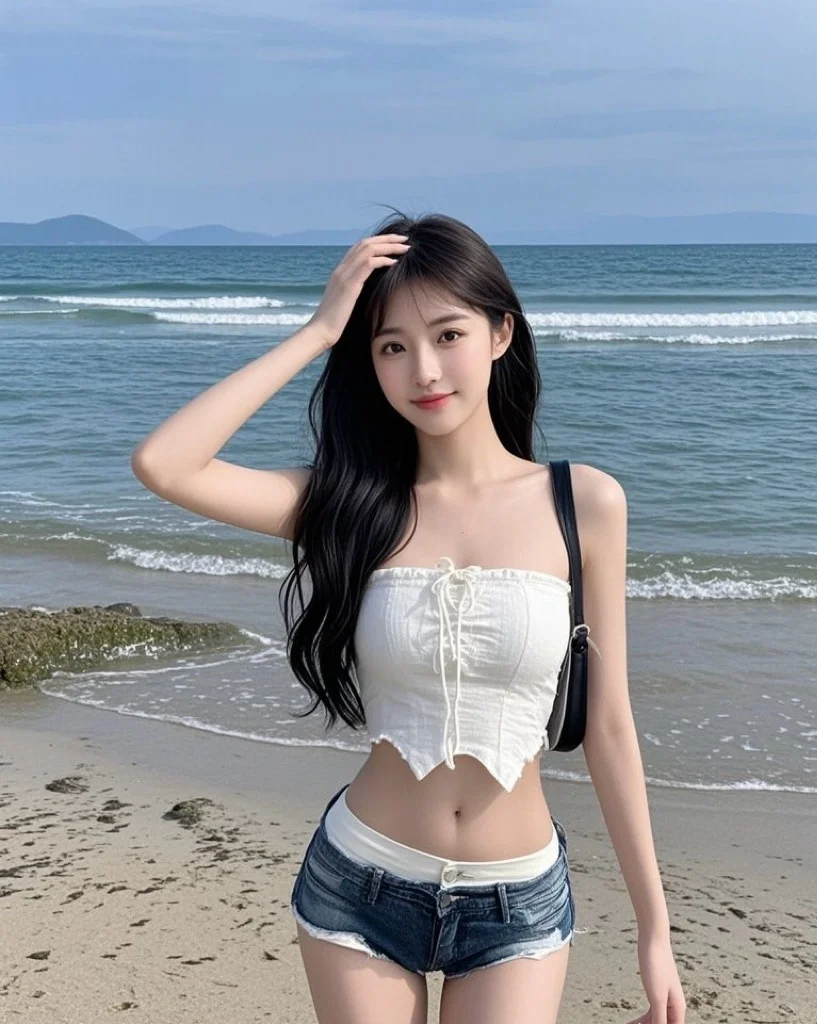 海边穿搭、好有氛围感的海边穿搭、ootd