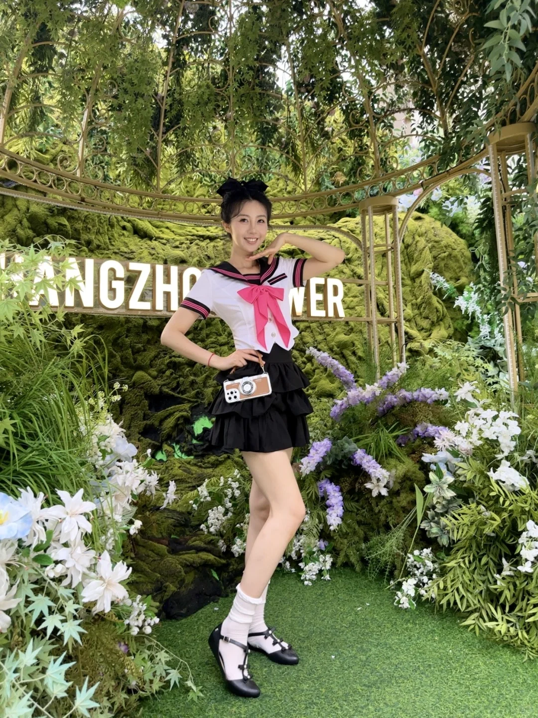 41岁阿姨，穿着jk就逛街了！穿衣自由