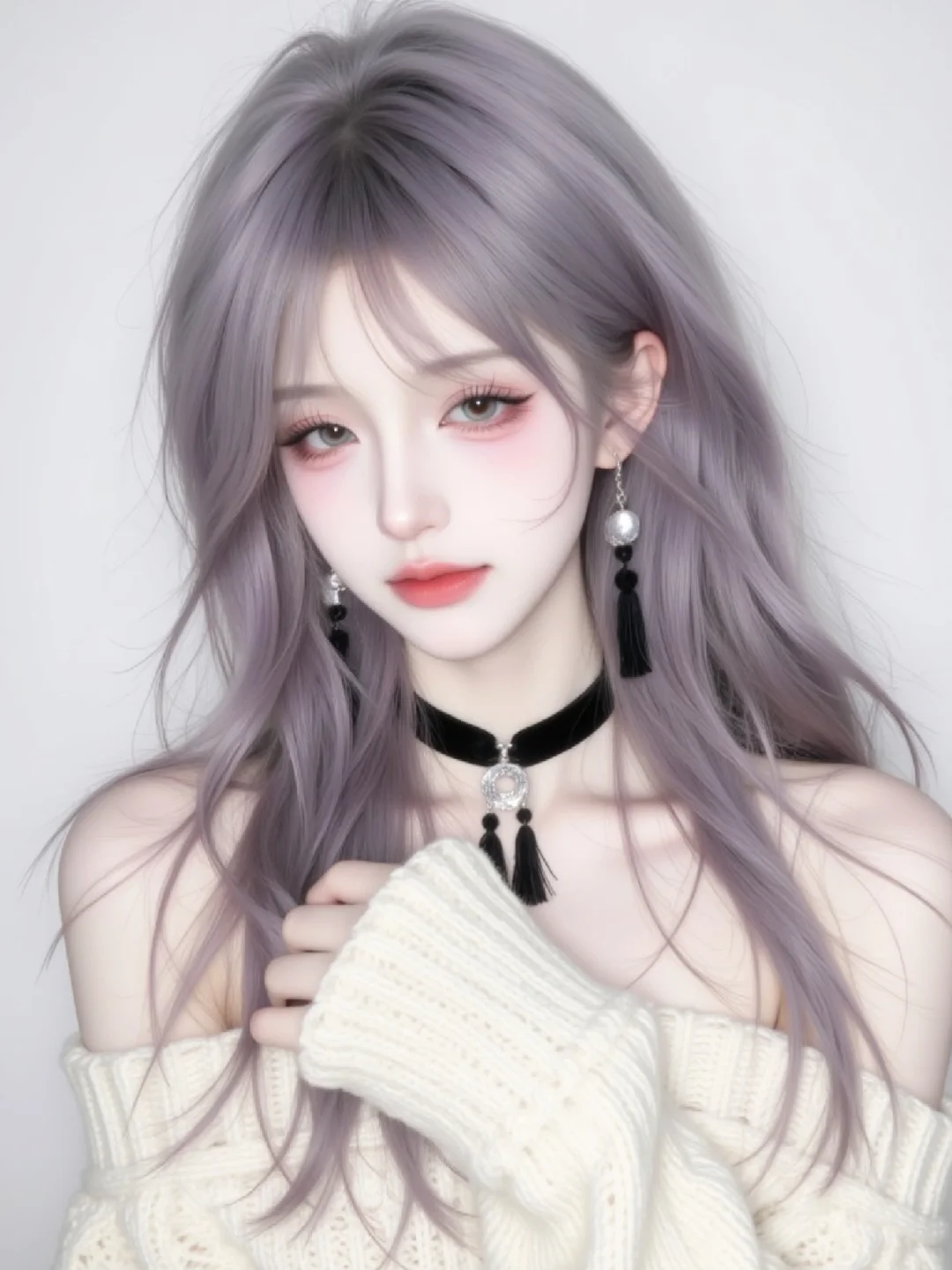 女头｜紫发清冷氛围感💜