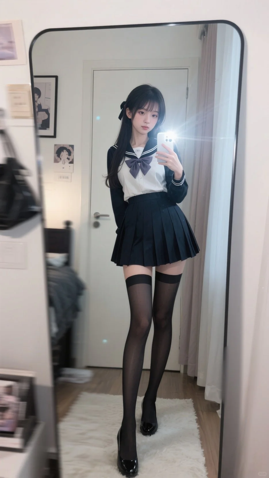 上学的JK制服穿搭～