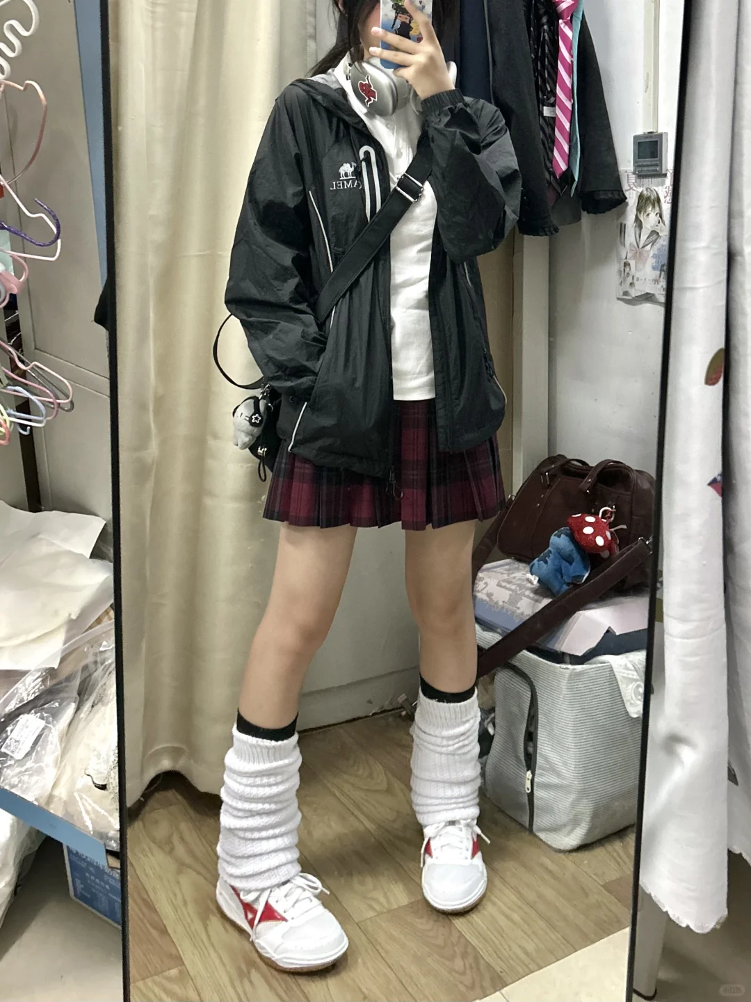 防晒服配jk还是太帅了…