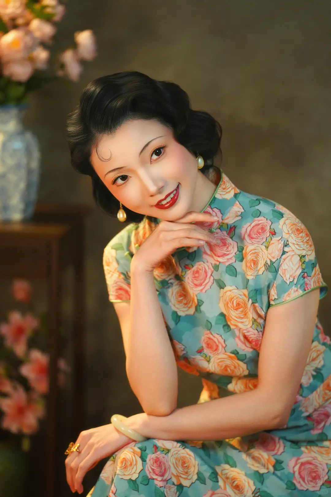 时代记忆｜穿旗袍做画报女郎的一天