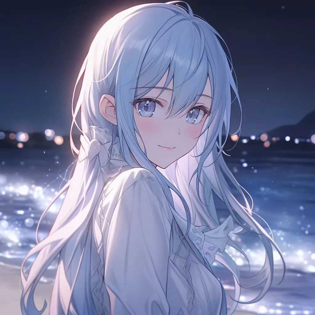 你我相逢在黑夜的海边