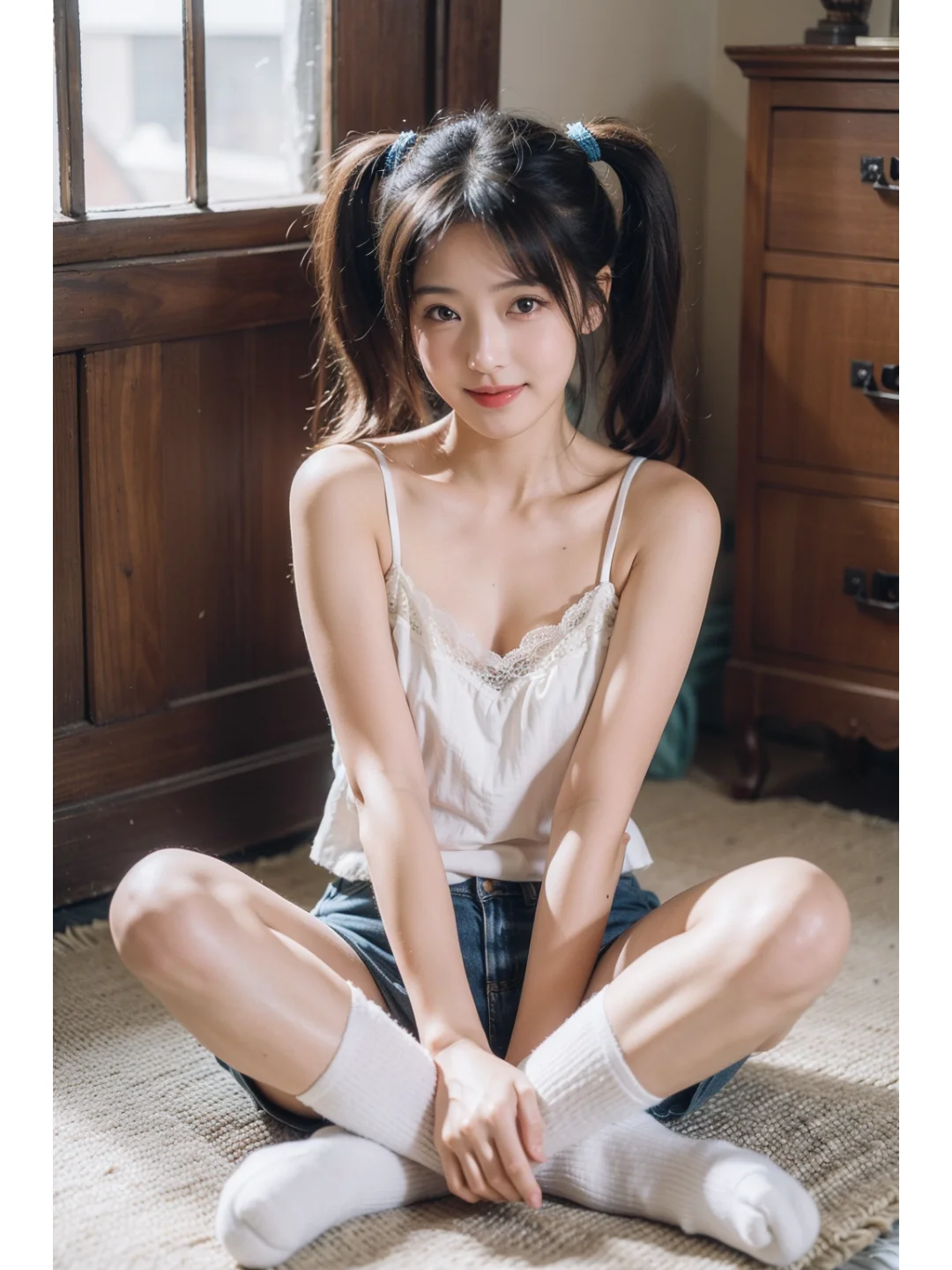 绘制的AI女孩