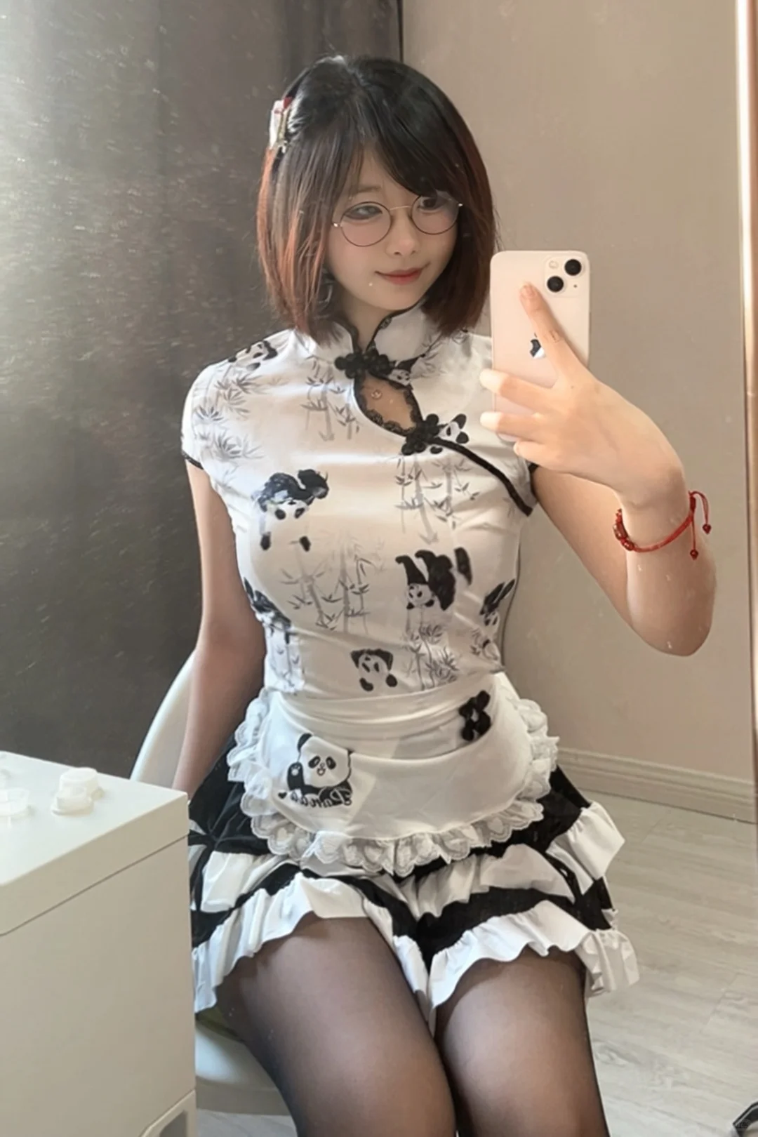 新中式旗袍也可以很可爱！