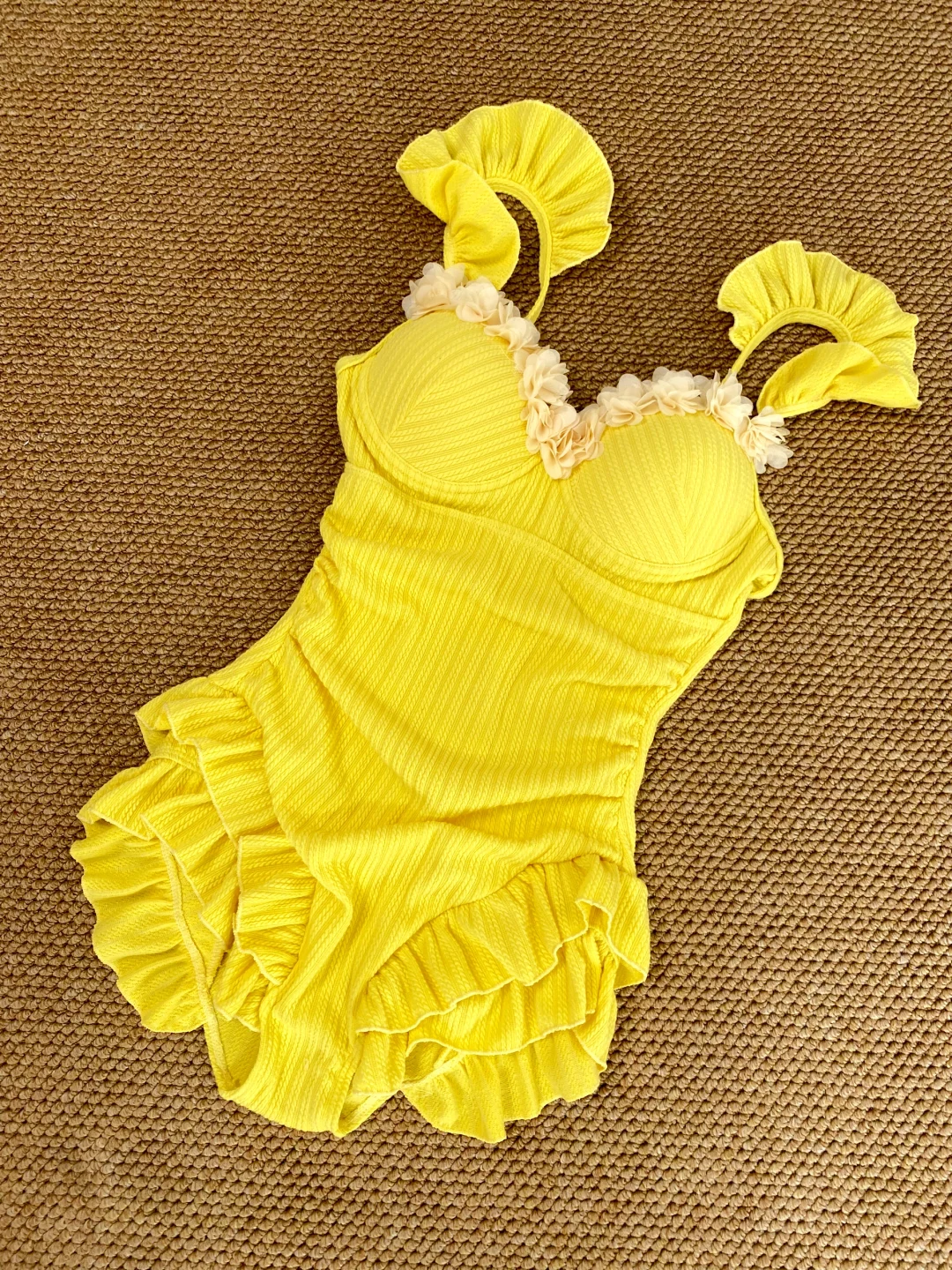 泳衣分享👙、黄色系、真的好喜欢、太仙了！