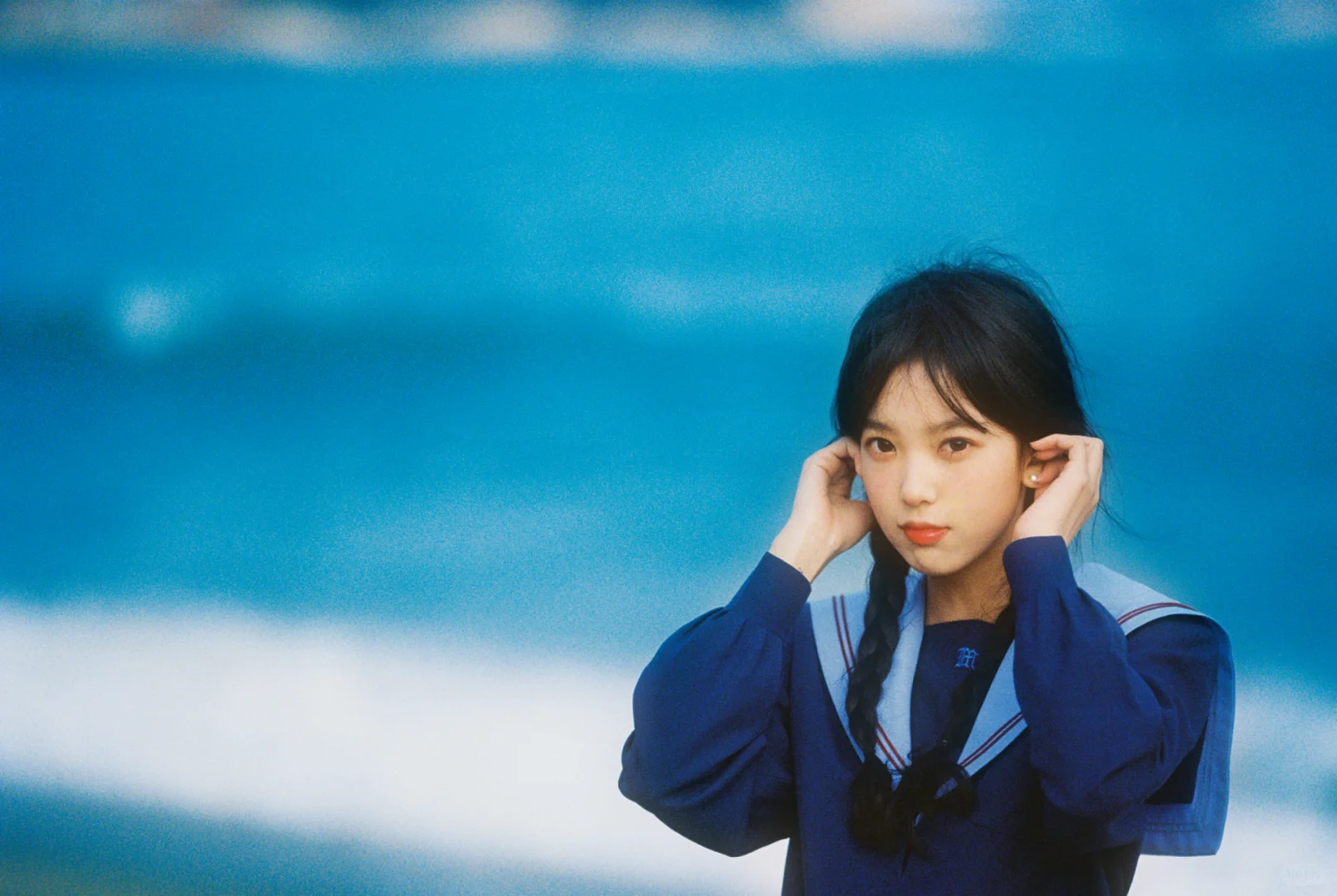 海边日系制服胶片写真怎么拍🌊
