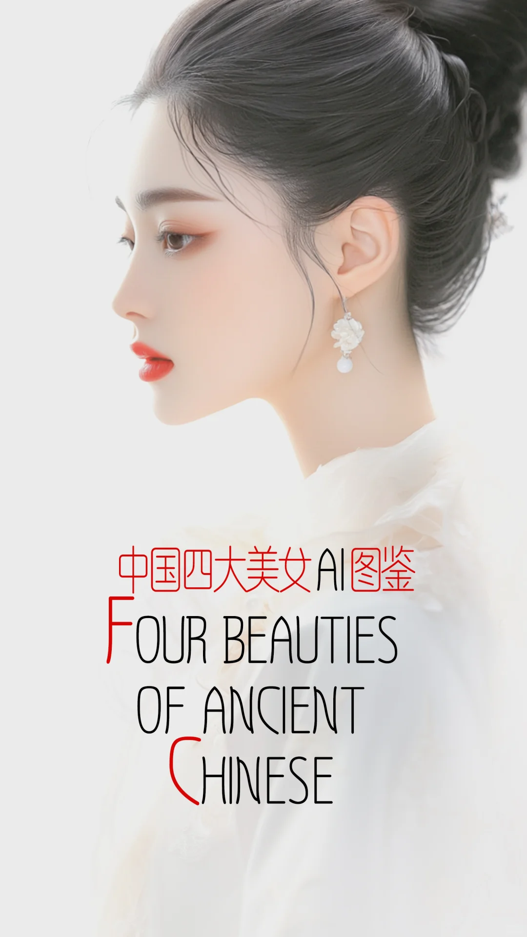 沉鱼落雁闭月羞花，中国四大美女Al图鉴，齐！