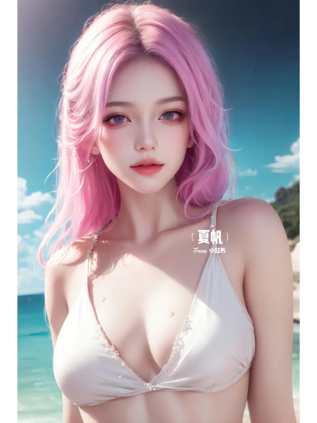 Ai绘画～泳装少女