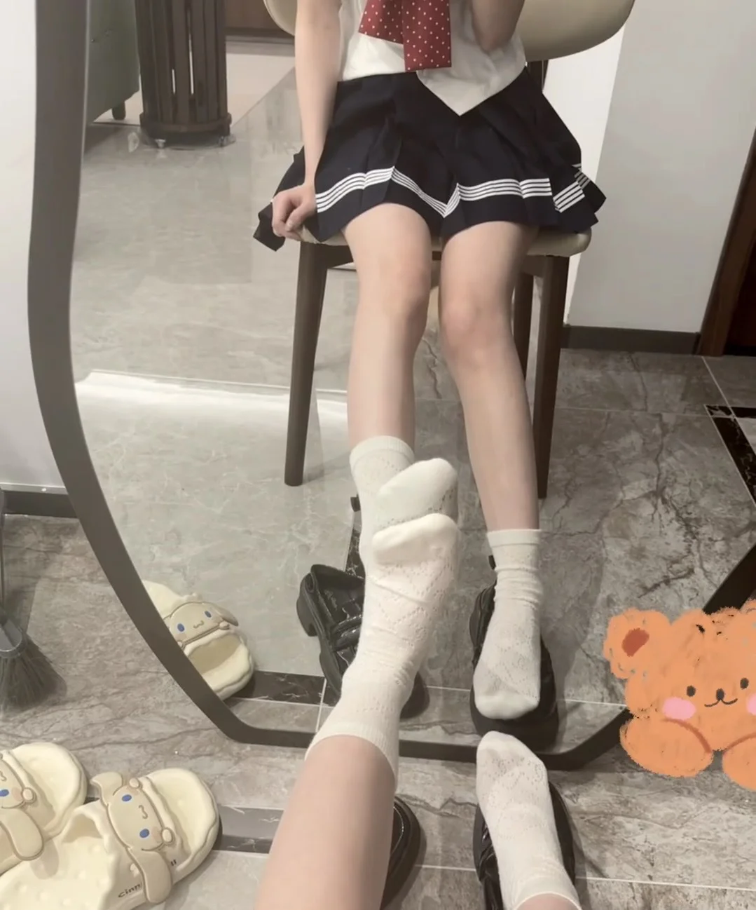 太喜欢这个小白袜啦