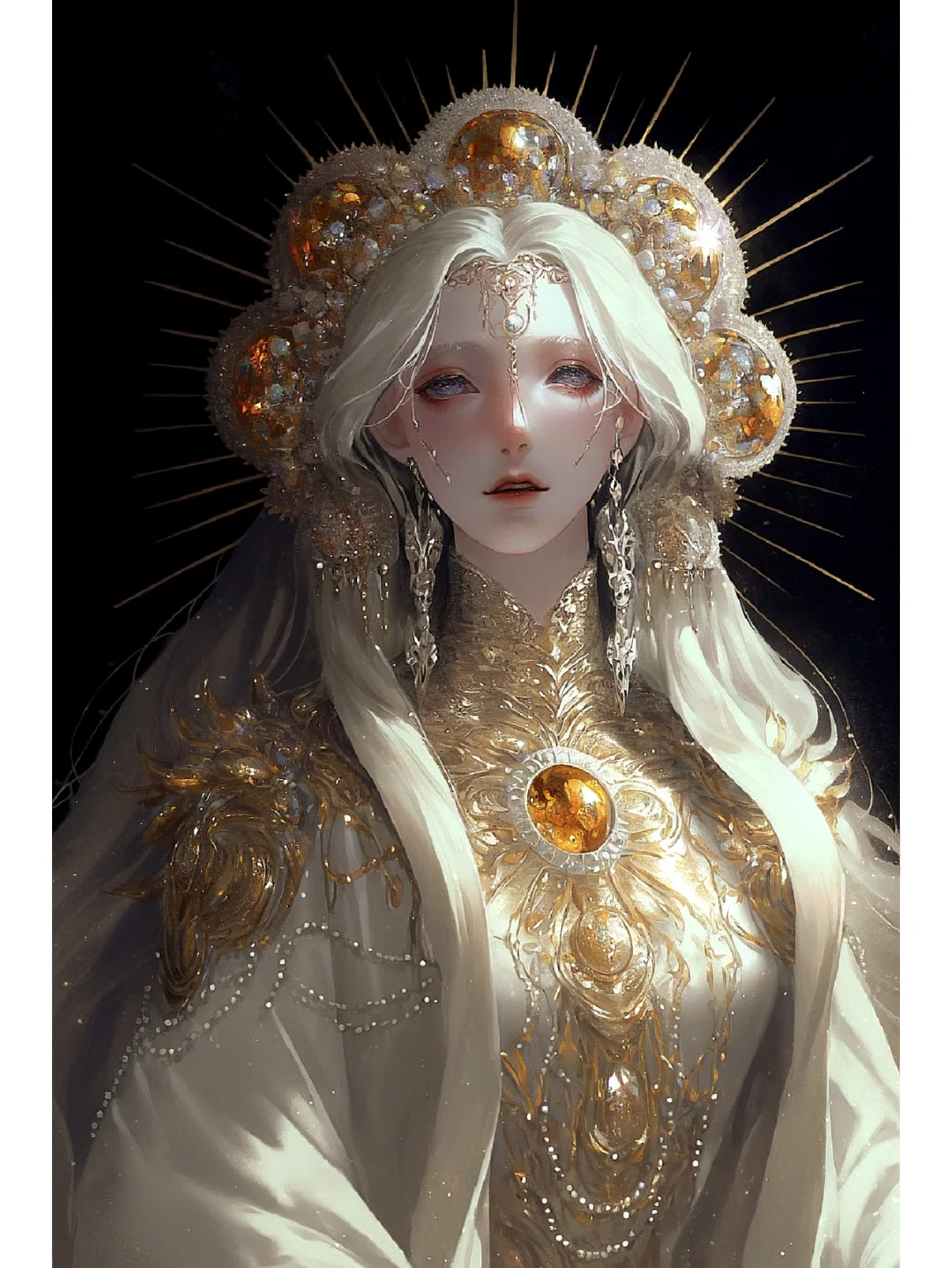 AI插画关键词 | 处女座拟人