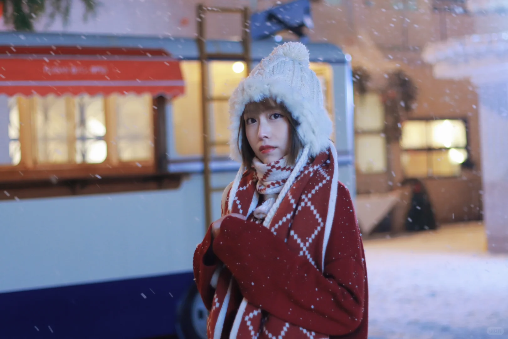 “听说你的城市下雪了❄️”