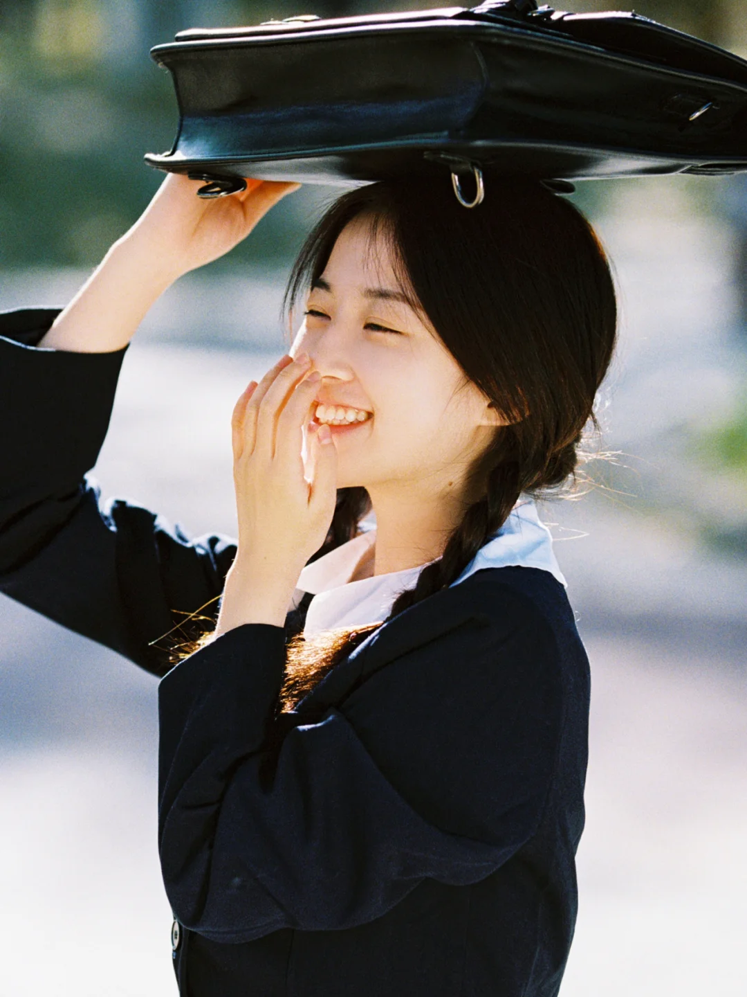 复古昭和感制服胶片写真爱在深秋女主角