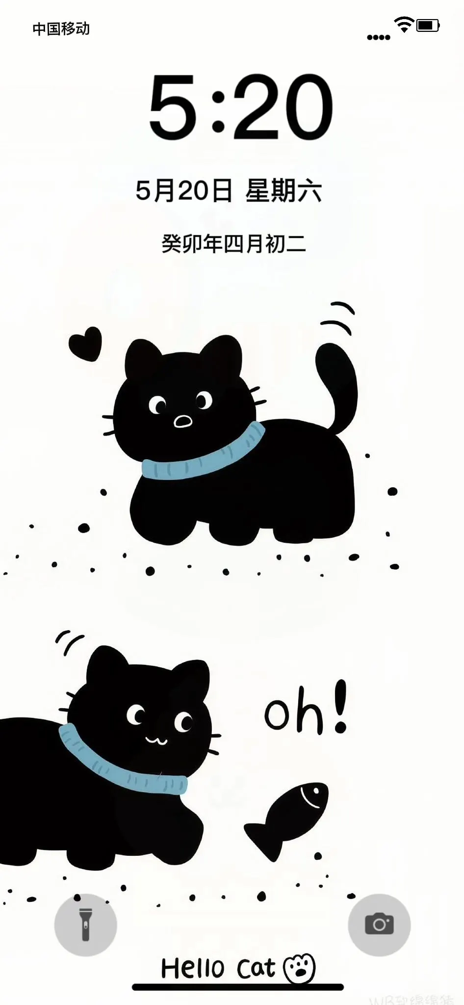 ：❺❹❹期 简约系猫咪壁纸 | ins小众壁纸套图