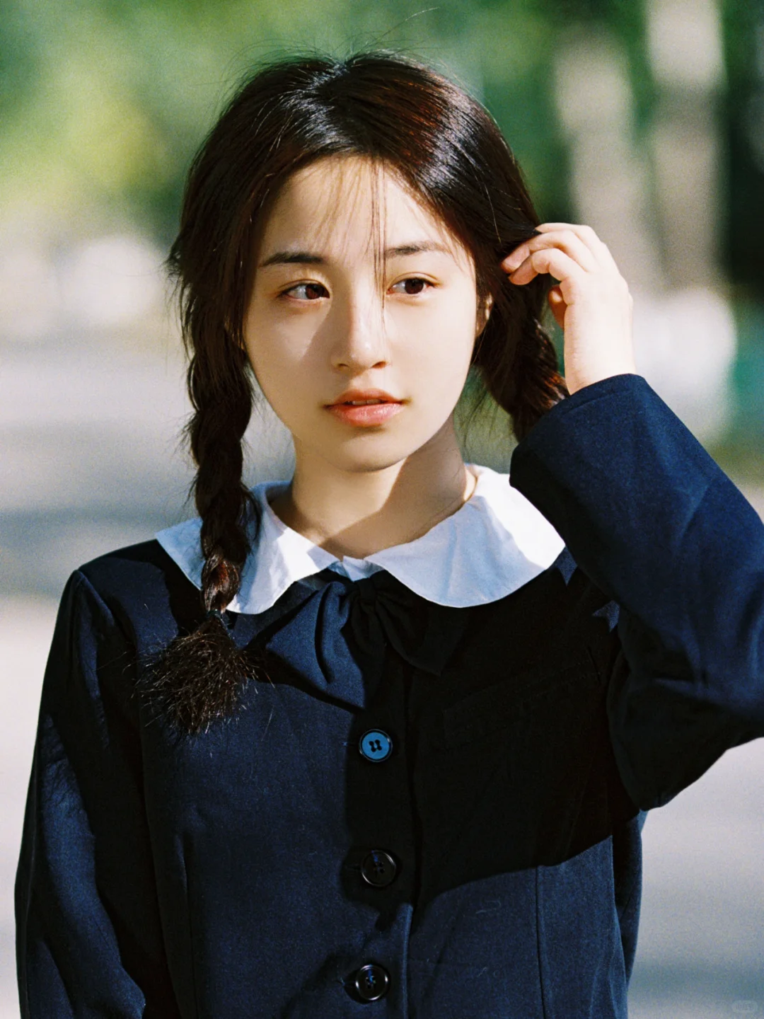 复古昭和感制服胶片写真爱在深秋女主角