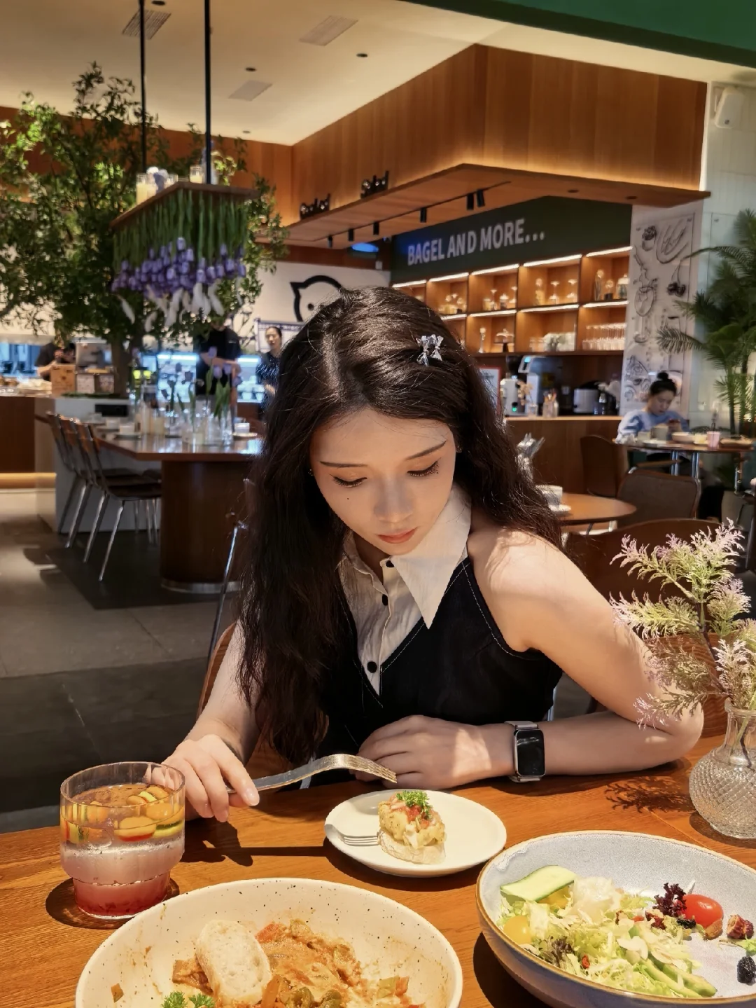 今天就当一天美女吧！
