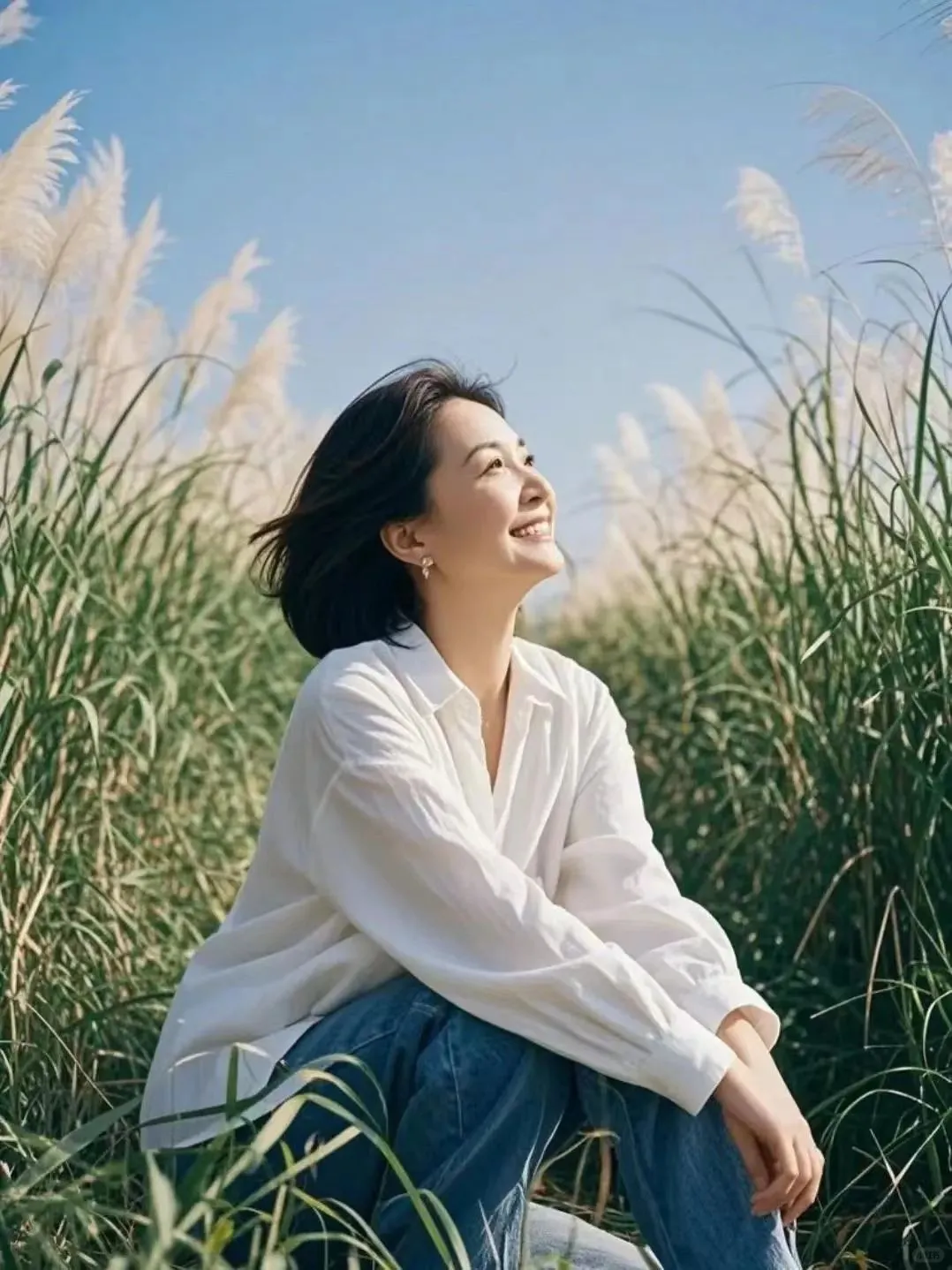 芦苇中的美
