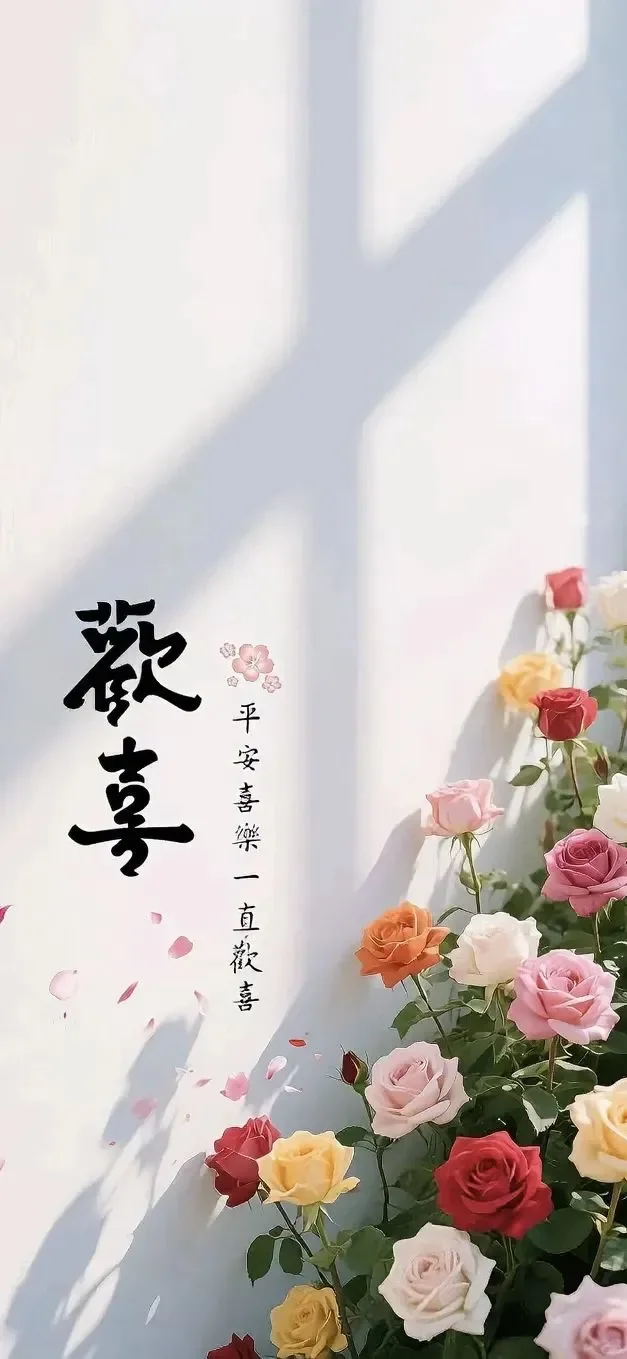一路繁花手机壁纸