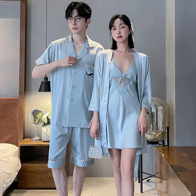 👫夏日情侣必备🧊性感睡衣套装