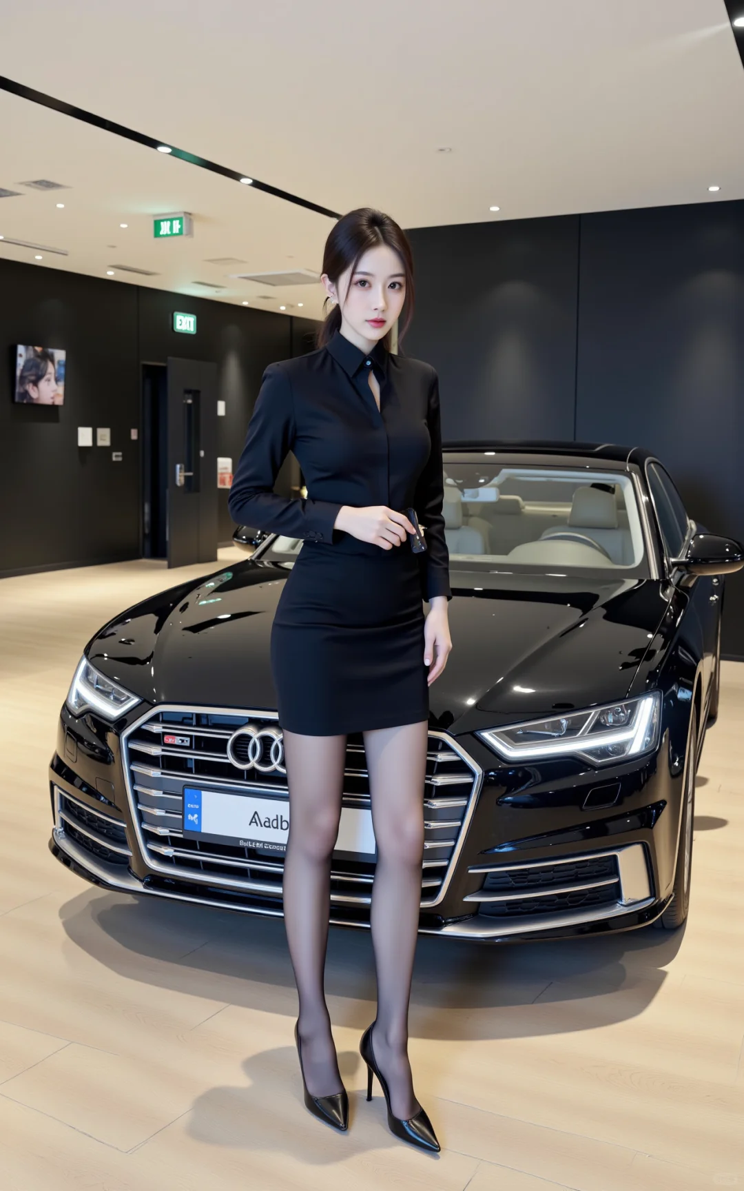 汽车Ai美女写真，谁拍谁美