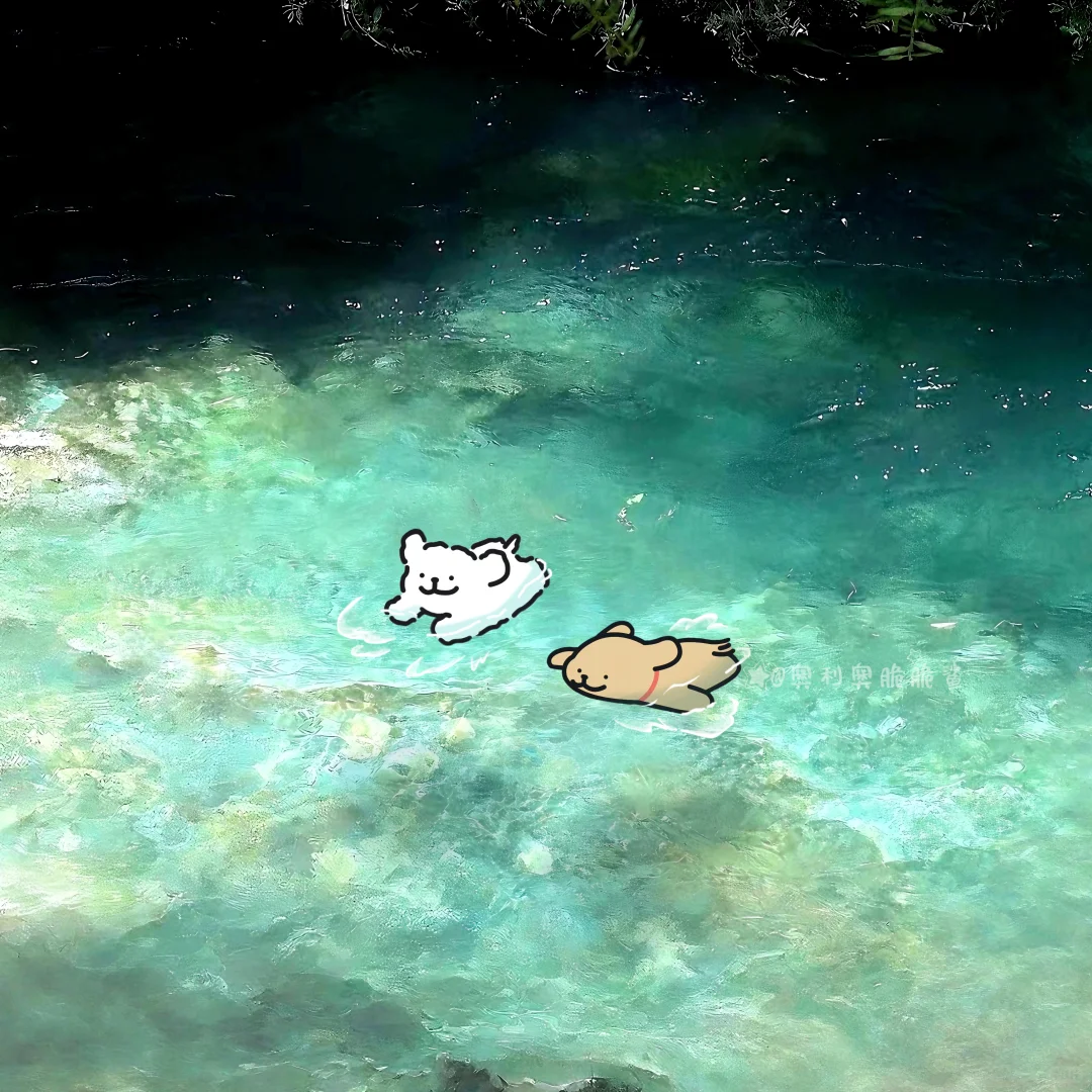 白毛浮绿水