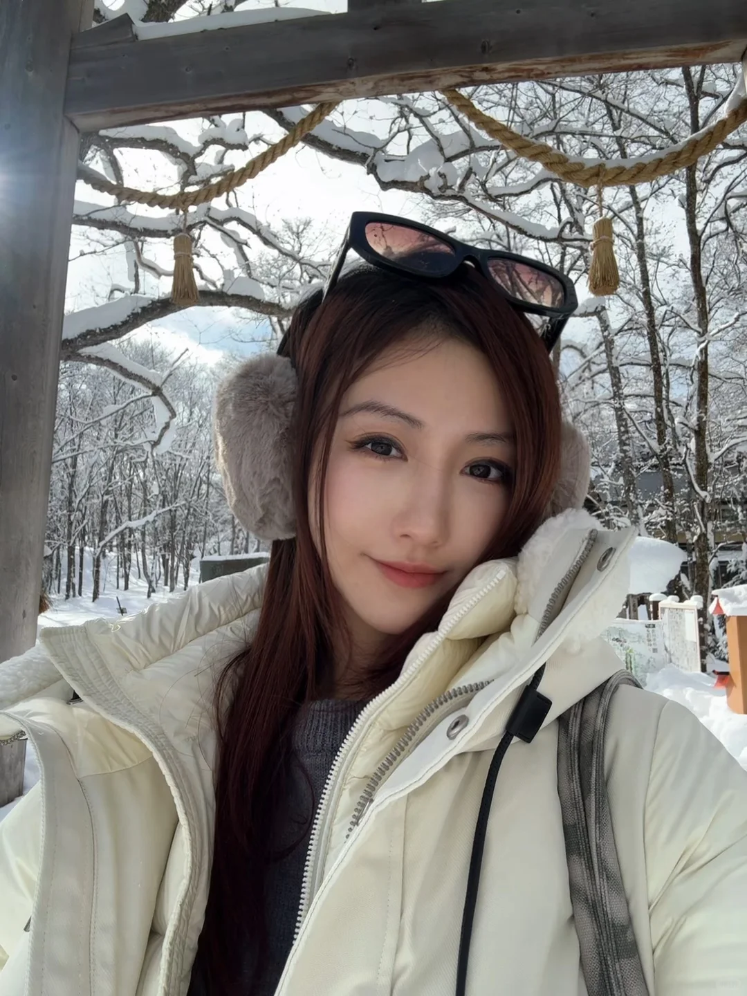 不输北海道的长野雪景❄️打卡户隐神社⛩️