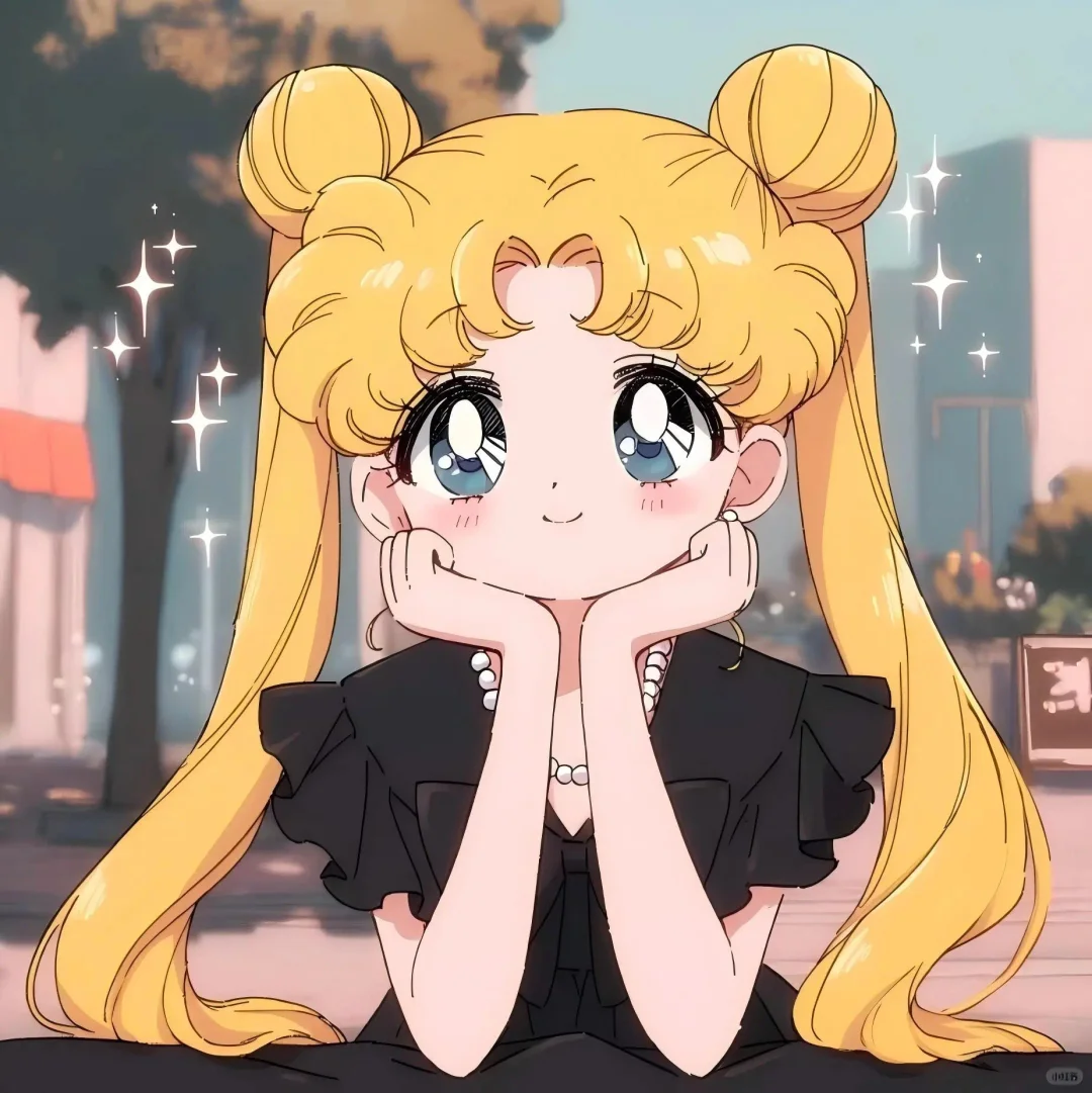 美少女战士|就喜欢托着脑袋望着你