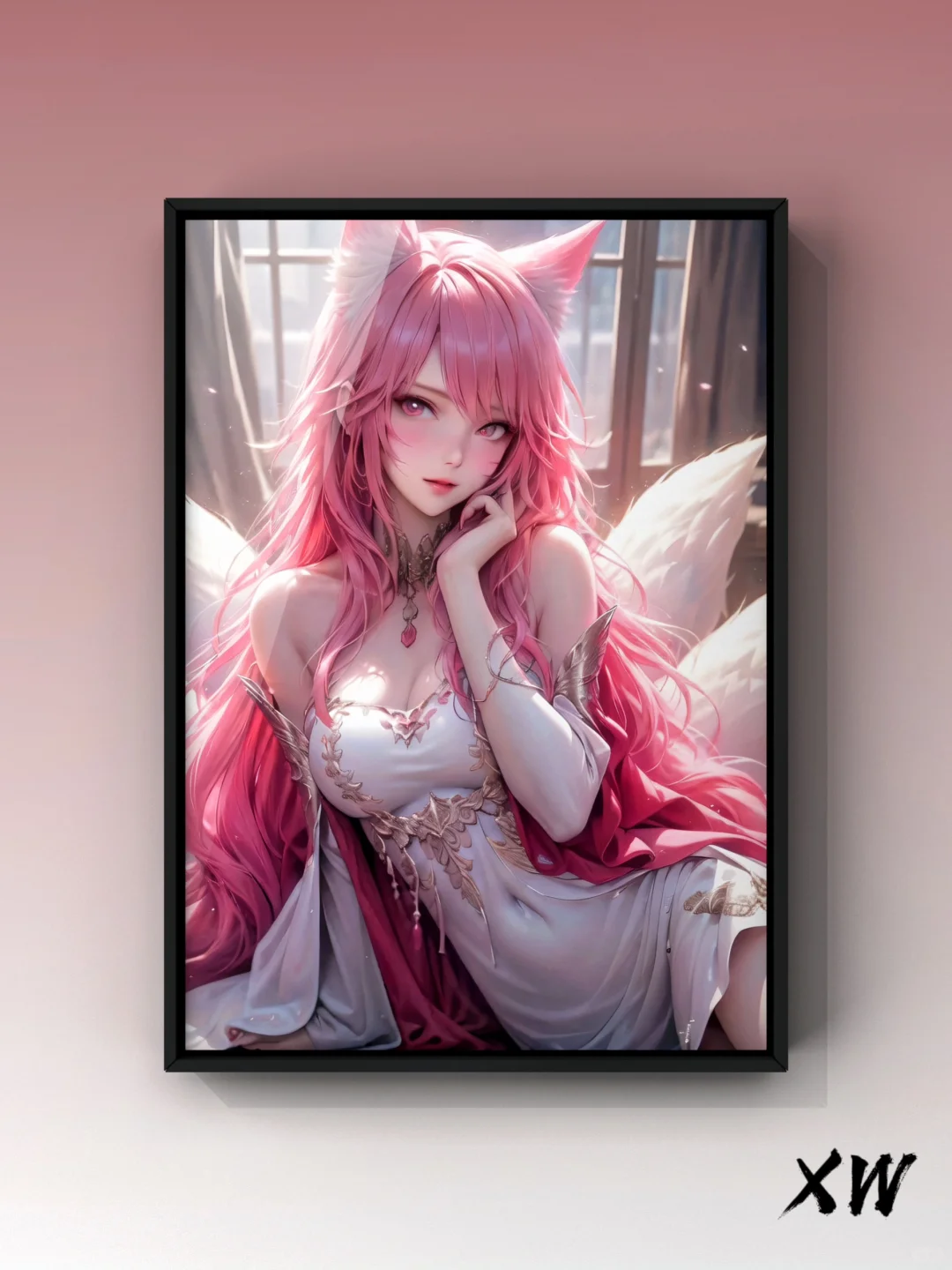 阿狸💗壁纸做成相框🖼️也太美了吧！🤩