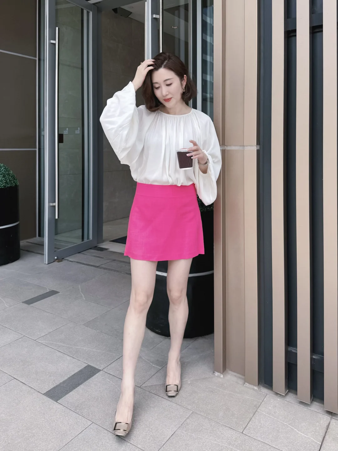 Office lady｜40+通勤显白穿搭📝