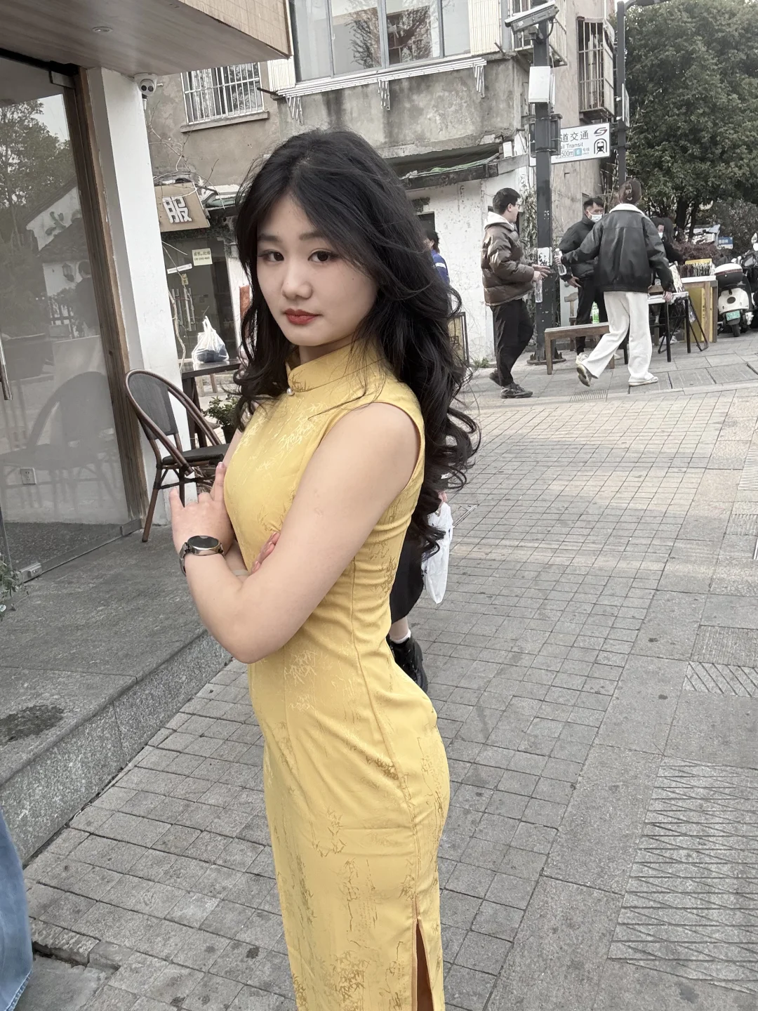 留在江南的夏天 黄色小裙子