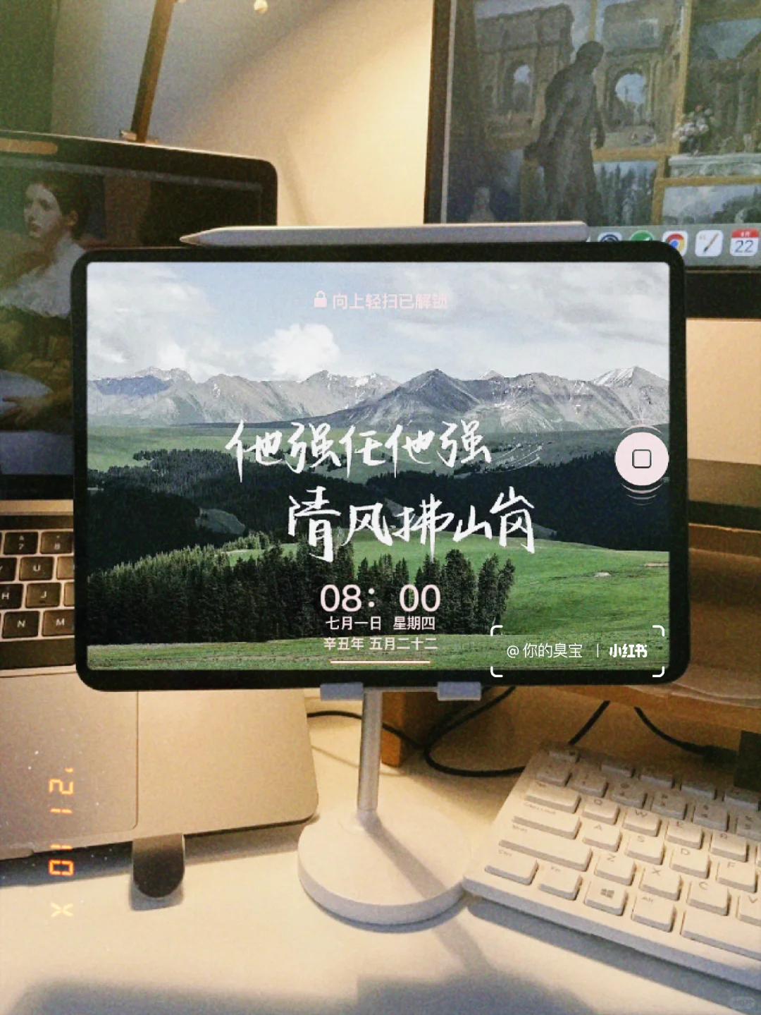啊啊啊好这组iPad壁纸，好美！
