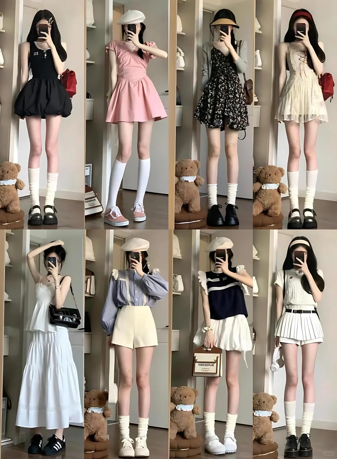 4⃣️8⃣️套🔗艺术生夏季甜美穿搭